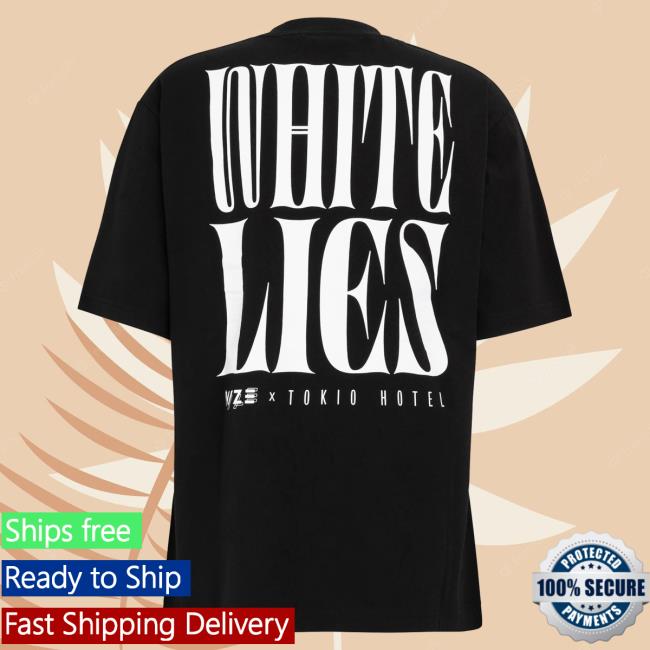 Tokio Hotel Merch White Lies Long Sleeve Official Tokio Hotel Merch White Lies T-Shirt