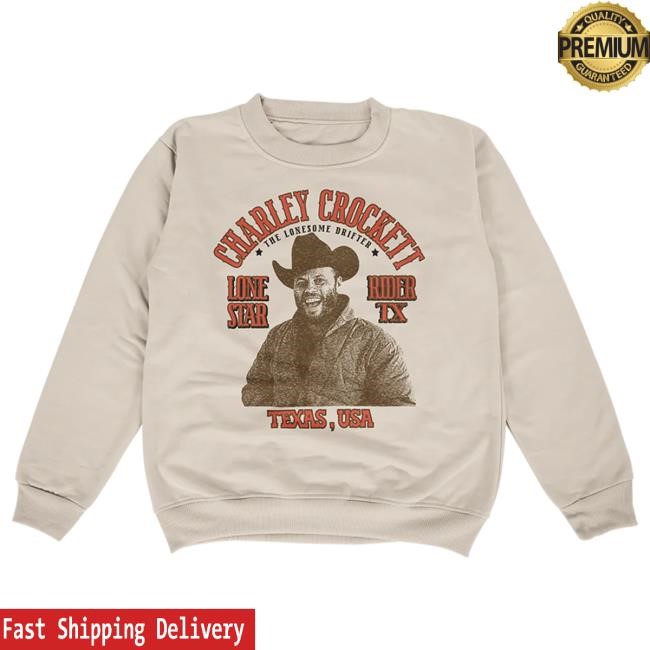 Vintage Style Lonestar Rider Crewneck | Charley Crockett Essential