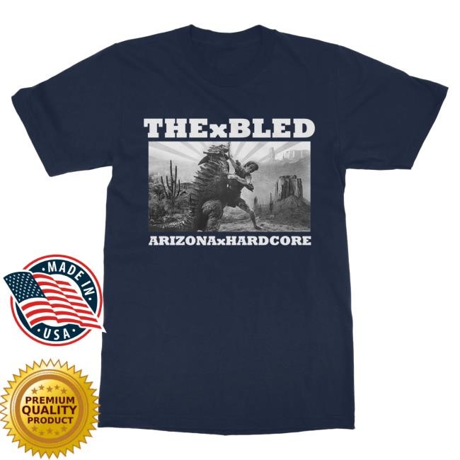 Official Indie Merch Store Shop The Bled "Hardcore" T Shirt IndieMerchStore