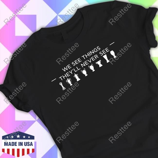 Official Frank Khalid Obe Londonsfirst Shop We See Things They'll Never See Tee Shirt