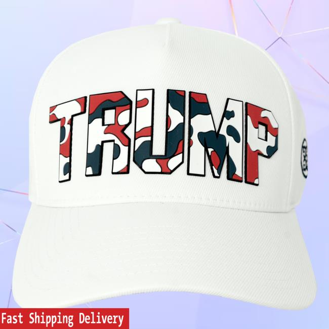 Official Donald Trump Merch Store Donald Trump RWB Camo Cap Donald Trump Apparel Clothing Shop DonaldTrump
