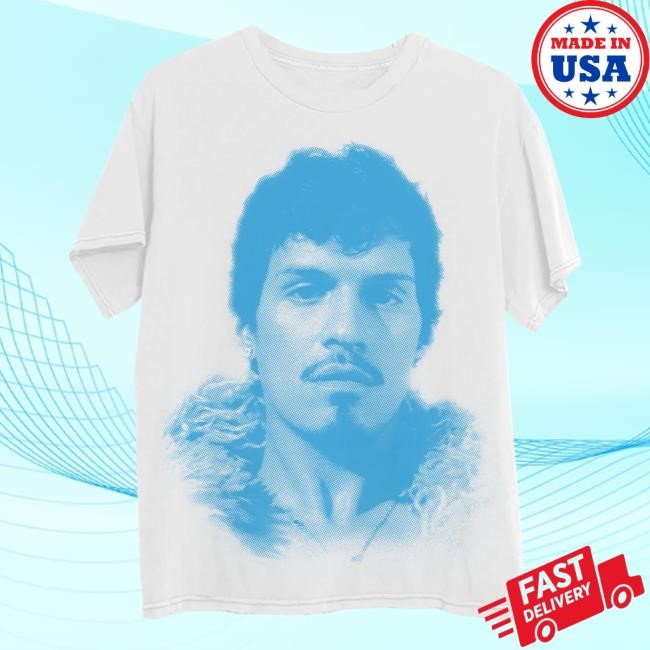 Official Omar Apollo Shop Merch God Said No Jumbo Short Sleeve Tee (White) - Omar Apollo