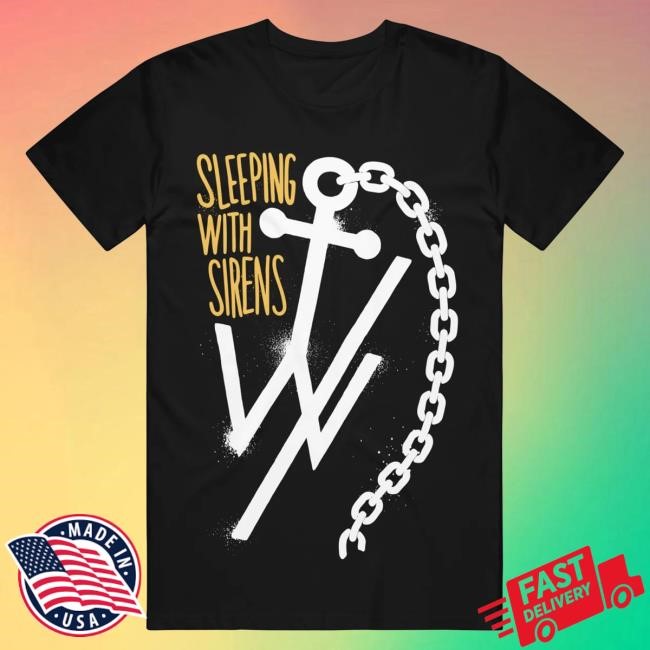 Official Sirens Merch Anchor Chain - Black Tshirt
