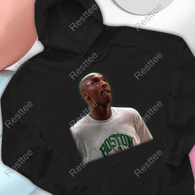 Kobe Bryant In Celtics Gear Sweatshirt