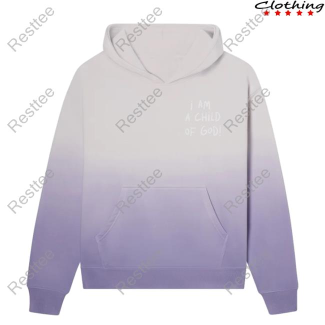 Official Elevated Faith Clothing I Am A Child Of God Purple Unisex Sweaters Elevatedfaith