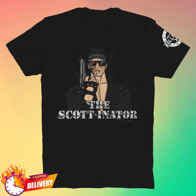 Official Kentucky Ballistics Merch Bunker Branding Kentucky Ballistics The Scott-Inator T-Shirts Black BunkerBranding KentuckyBallistics