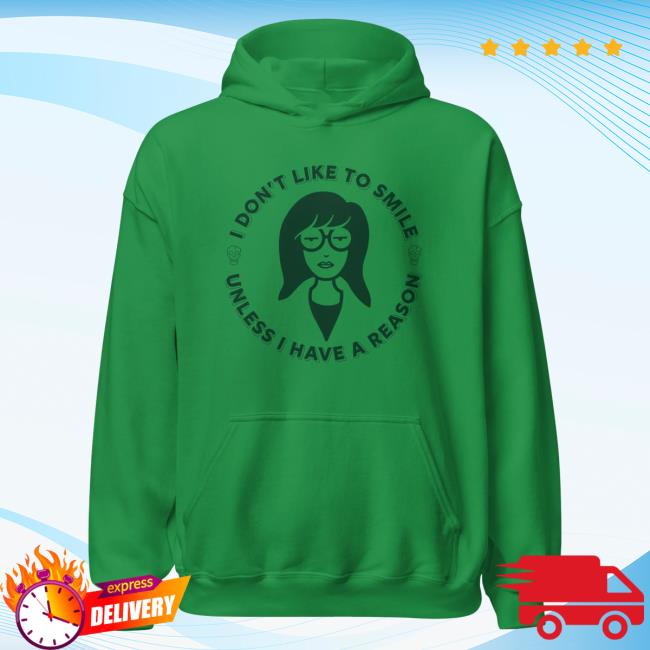 Official Paramount Merch Store Daria Don't Like To Smile Adult Pullover Hoodie Paramount Clothing Shop