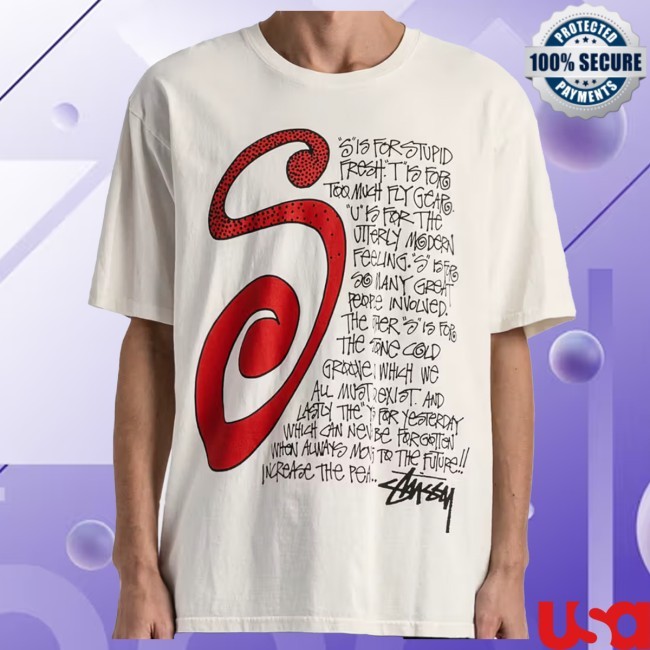 S Talk Pigment Dyed Tee Stüssy S Talk Pigment Dyed Shirt Stüssy