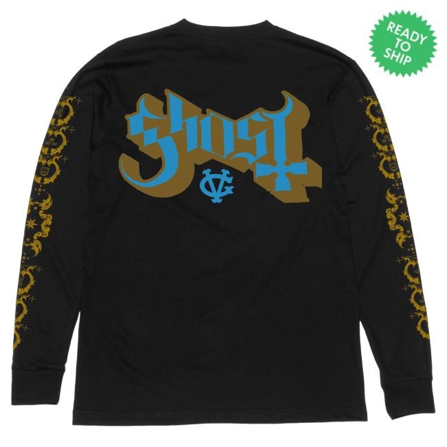 Violent Gentlemen Merch Shop Ghost L/S Tee Violent Gentlemen Merch Shop Ghost LS Tee