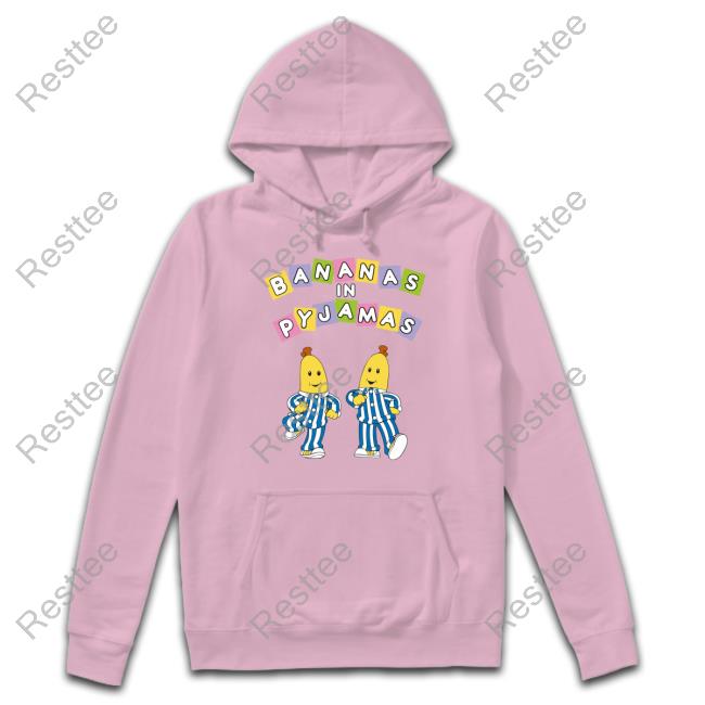 Abc Merch Bananas In Pyjamas Adult Hooded Sweatshirt Abc Merch Official Bananas In Pyjamas Adult Long Sleeve T Shirt