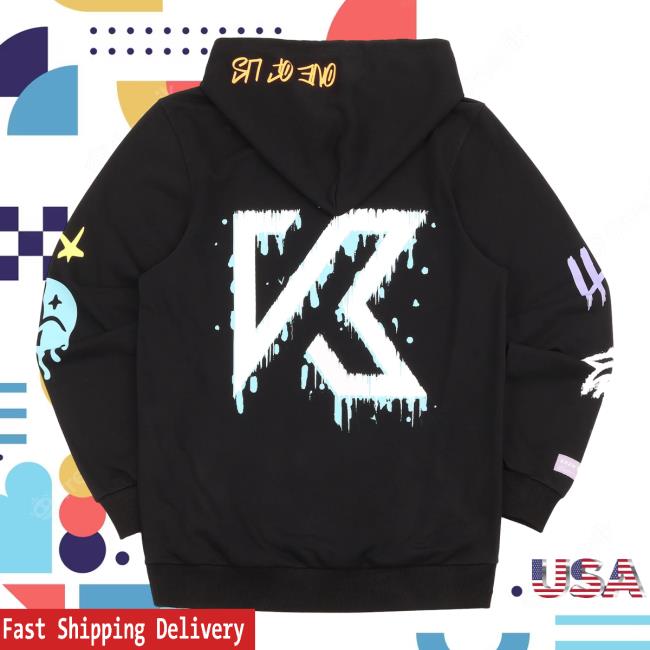 Krew District Merch Graffiti Hoody Krew District Merch Graffiti Pullover Hoodie