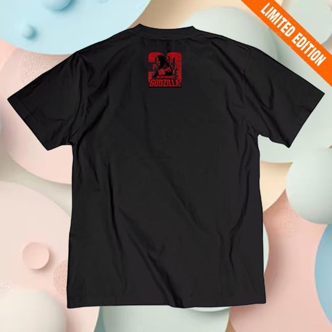Official Godzilla Merch Store Godzilla vs. Destoroyah 30th Anniversary Scene Illustration Tees 1 White