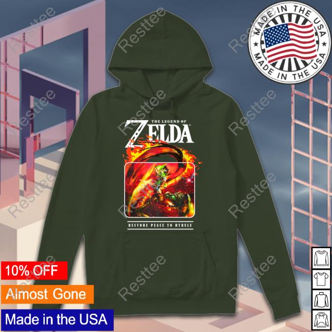 The Legend Of Zelda Restore Peace To Hyrule Sweatshirt Official The Legend Of Zelda Shirt