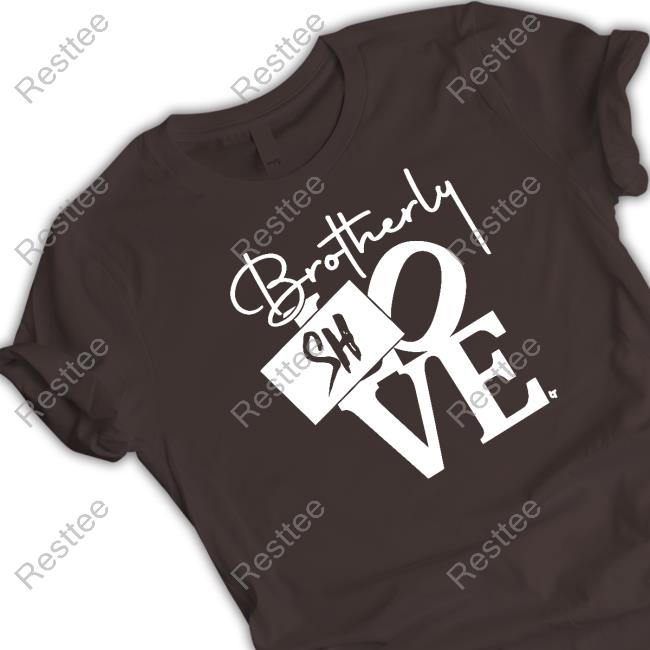 Brotherly Shove Sign T Shirt Official Brotherly Shove Sign Shirt