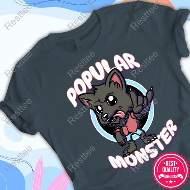 Cartoon Wolf T Shirt Popular Monster Shirt