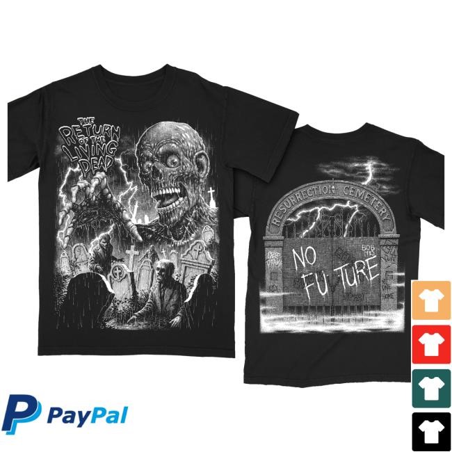 Official Creep-O-Rama The Return of the Living Dead “Resurrection Cemetery” Long Sleeve Shirts Creep O Rama