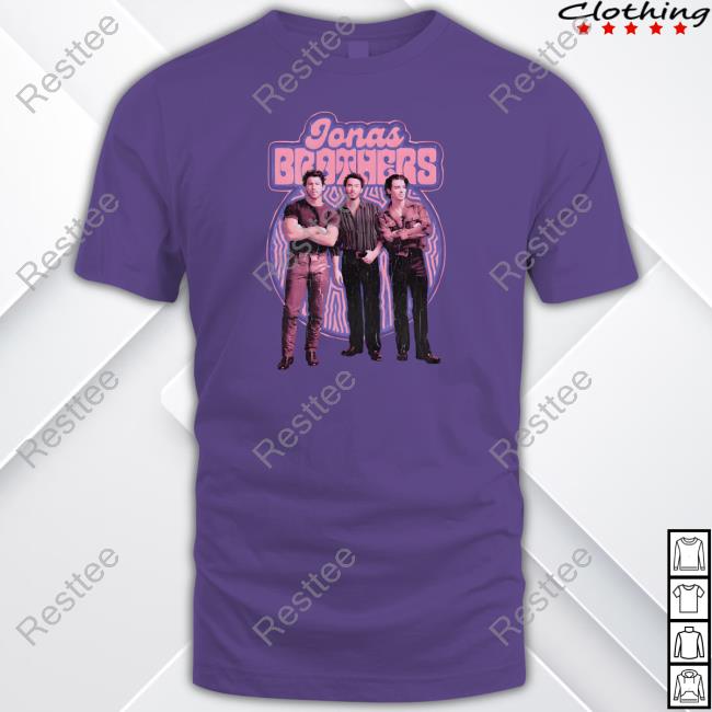 Jonas Brothers Shop Purple Retro Hoodie
