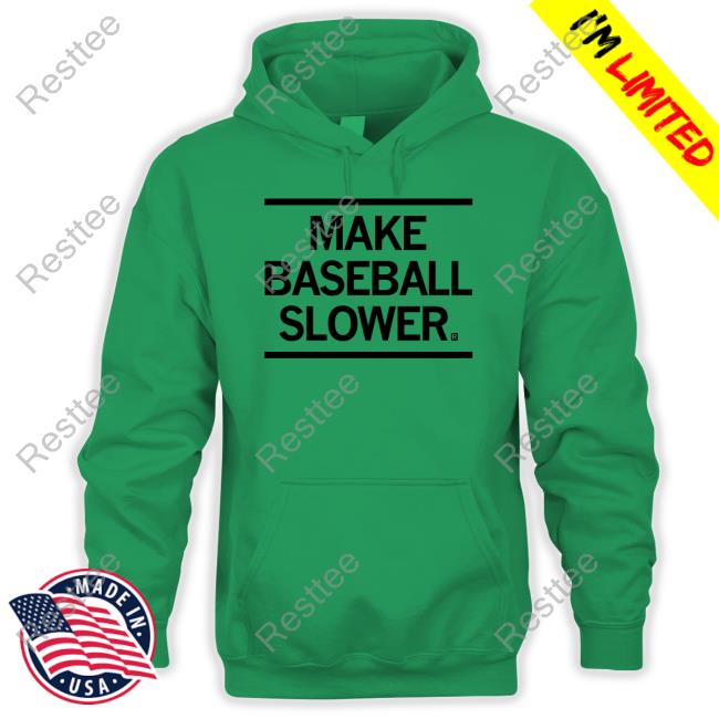 Raygun Merch Make Baseball Slower Shirt