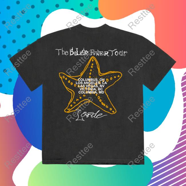 Aquarium Washed Tee The Solar Power Tour Aquarium Washed T-Shirt
