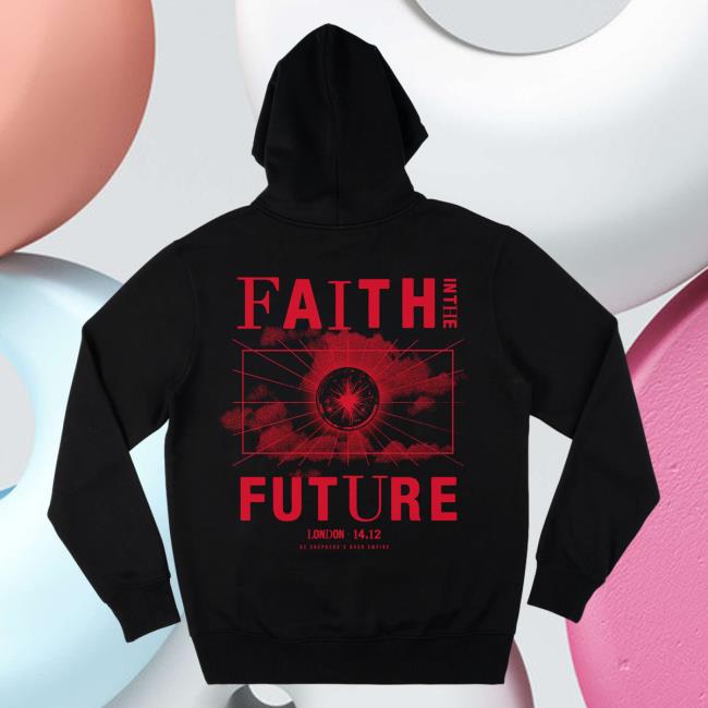 Official Louis Tomlinson Merch Store Shop LouisTomlinson Faith In The Future Shepherd's Bush Event Black Sweatshirt