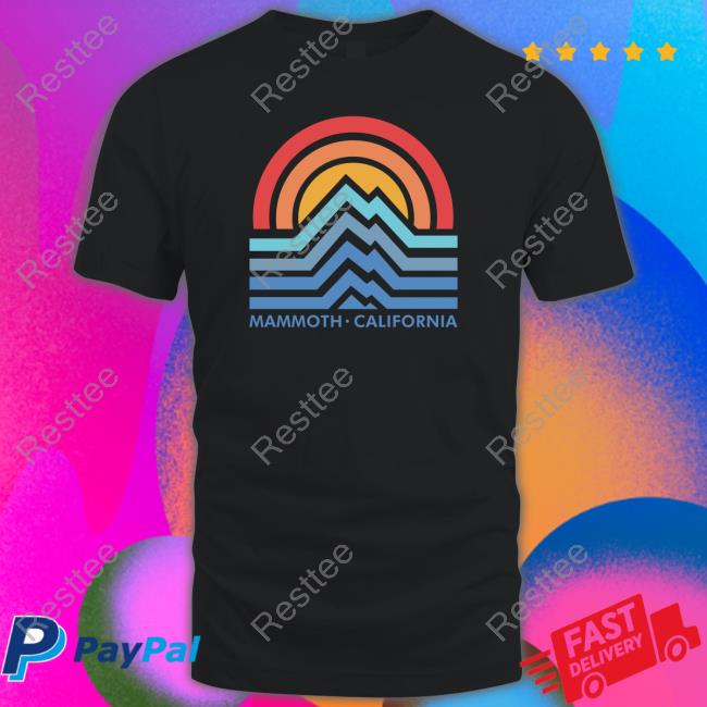 Tom Sandoval Mammoth California Mountain Tee Tom Sandoval Mammoth California Mountain Shirts
