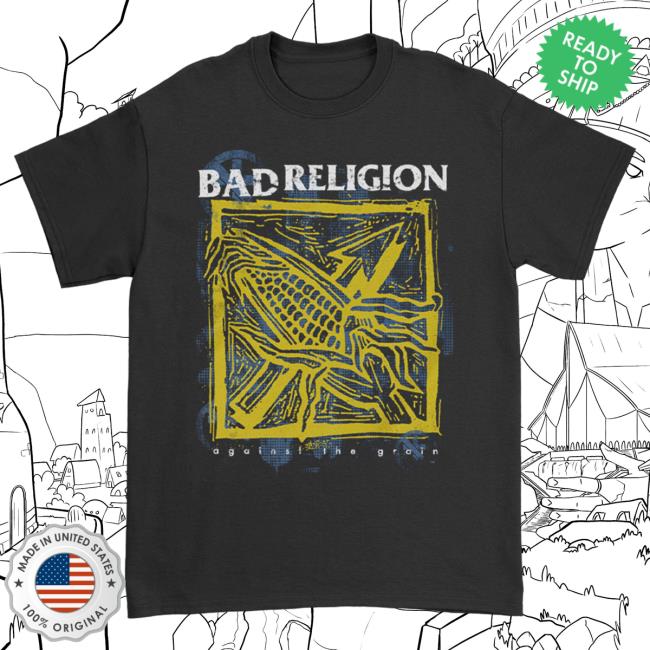 Official Kings Road Merch Store Bad Religion Against The Grain Attractive Shirt (Black) BadReligion Kings Road Shop