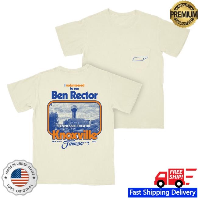 Ben Rector Tennessee Theater Pullover Shirt - Official Ben Rector Merch Store Benrectormusic Clothing Apparel