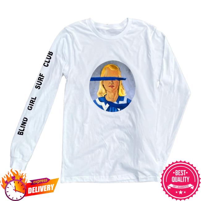 Official The Brant Foundation RVCA Julian Schnabel x Blind Girl Surf Club Long Sleeve Top Shirt White BrantFoundation