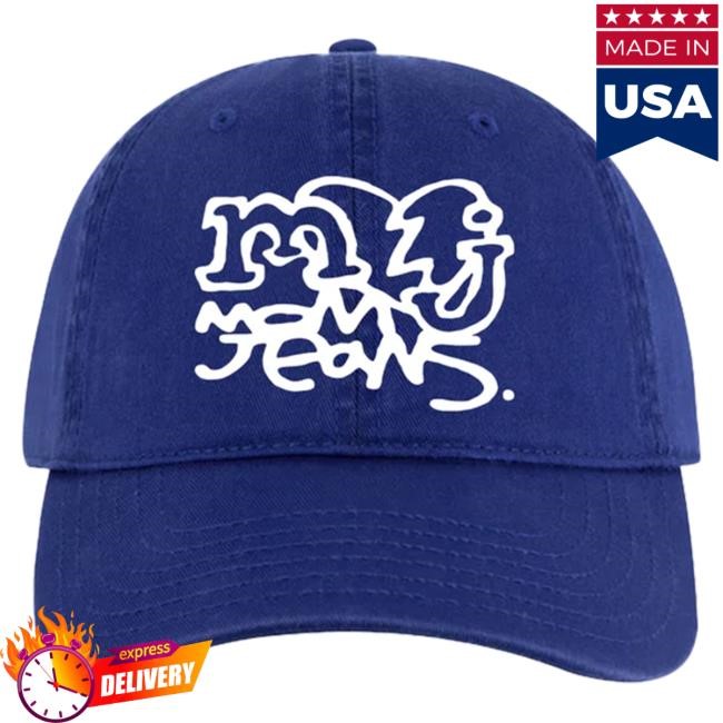 Official Mom Jeans Merch MJ California 25 Tour Blue Logo Cap