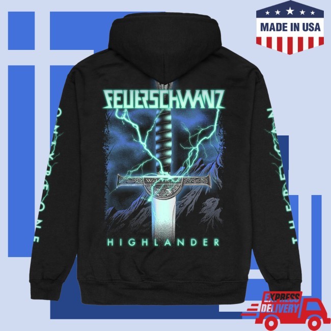 Feuerschwanz Store Long Sleeve Hoodie Highlander