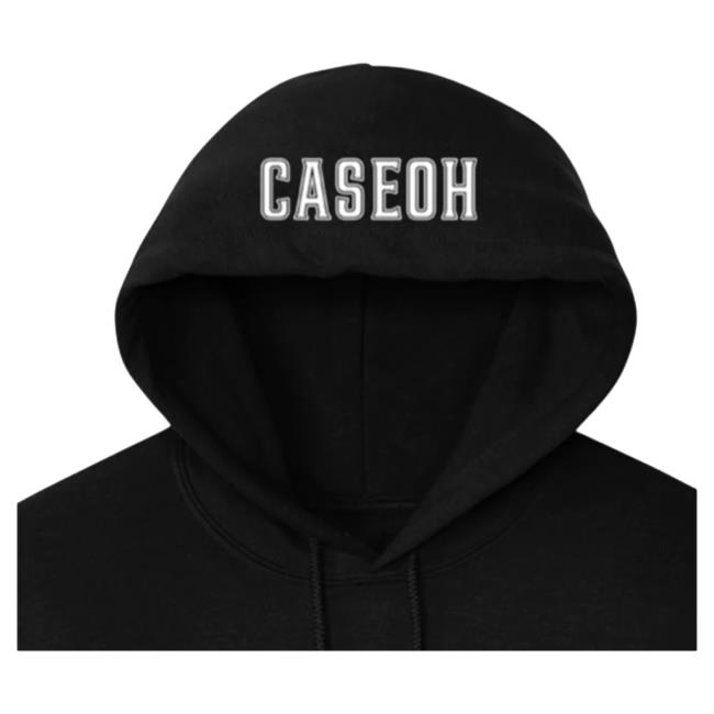 Official Caseoh Game Merch Caseoh Games Caseohgames Hood Black Official Caseoh Game Merch Caseoh Games Caseohgames Popover Hoodie Black