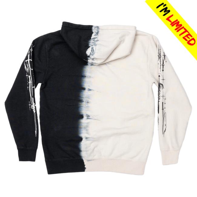 Official Valkyrae Merch Store Valkyrae Dip Dye Dagger Pull Over Hoodie Valkyrae Shop Official Valkyrae Merch Store Valkyrae Dip Dye Dagger Sweater Valkyrae Shop