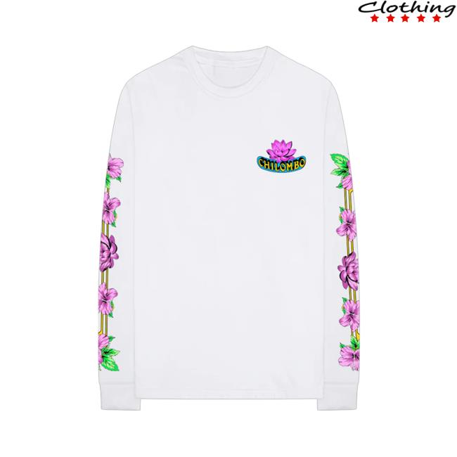 Official Jhene Aiko merch Chilombo Lotus Long Sleeve T Shirt