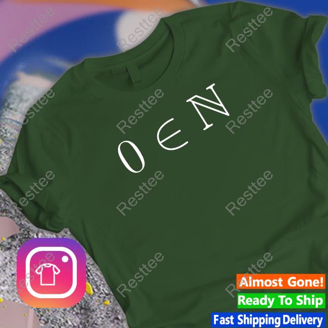 Zero Is A Natural Number Tee Shirt