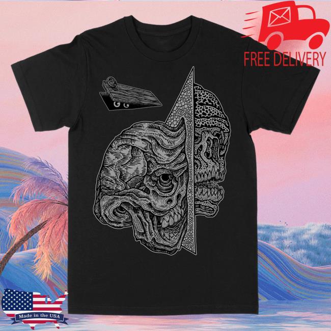 Death Wish Store Deathwish Inc Thomas Hooper Skull Slip Black T-Shirt Deathwishinc