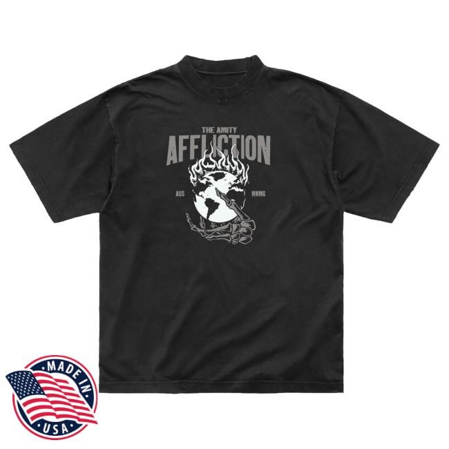 Official Amity Affliction Merch Store Amity Affliction Hell Down Here Black Shirt New