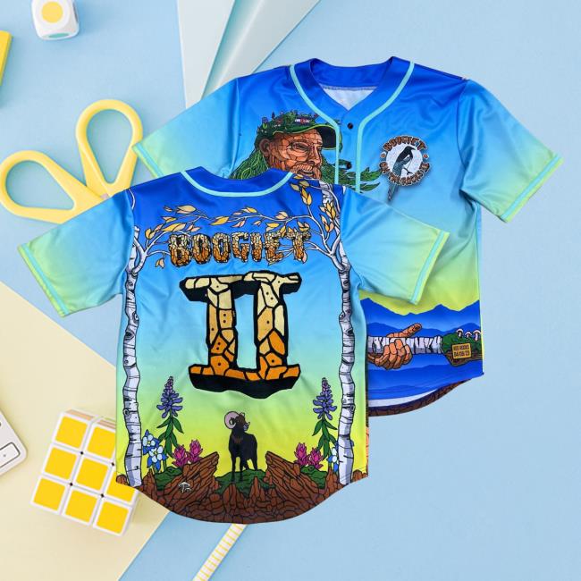 Official Boogie T Merch Boogie T - On The Rocks Ii - Day Baseball Jersey Sweatshirt