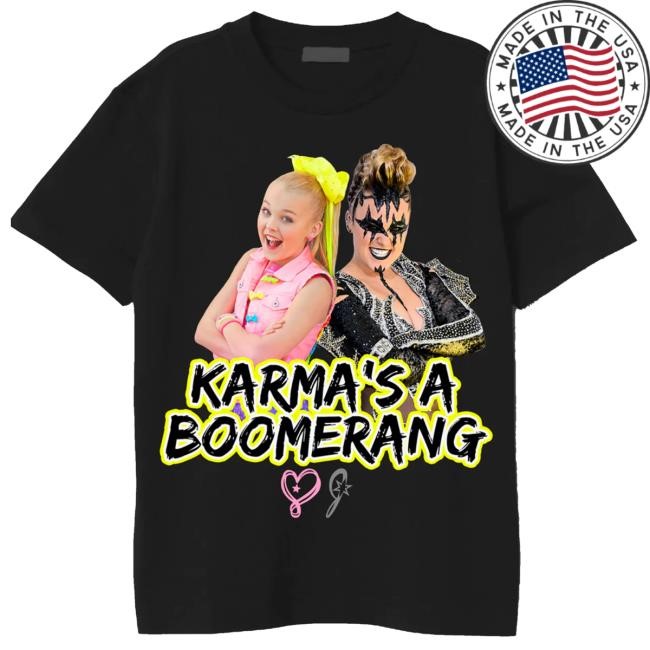 JoJo Siwa Karma's A Boomerang T Shirt JoJo Siwa Merch