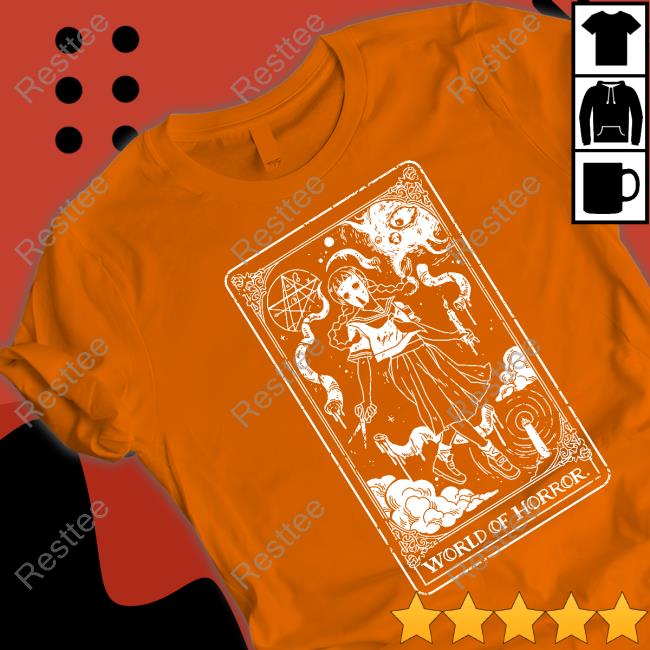 World Of Horror Ominous Tarot Tee Shirts Fangamer Merch