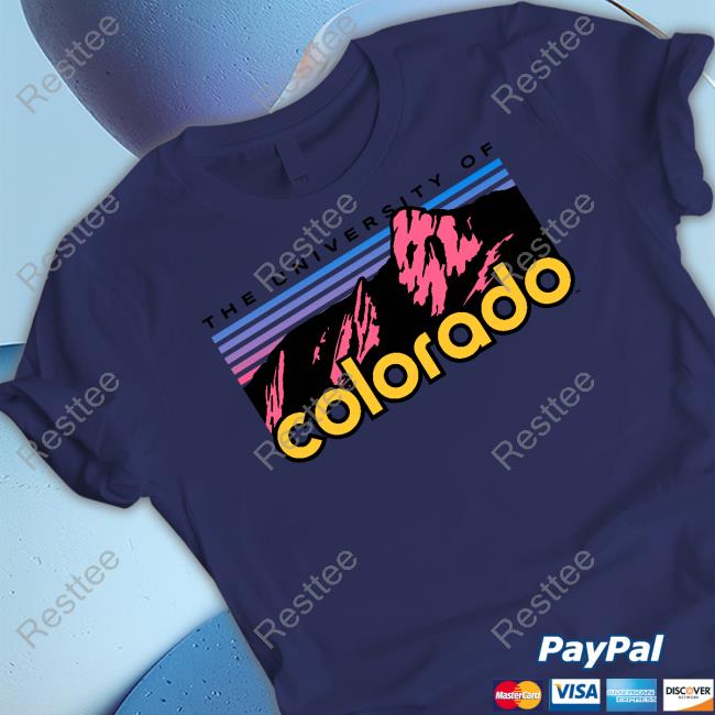 The University Of Colorado Mountains Shirt Official Homefield Apparel Merch The University Of Colorado Mountains Shirt