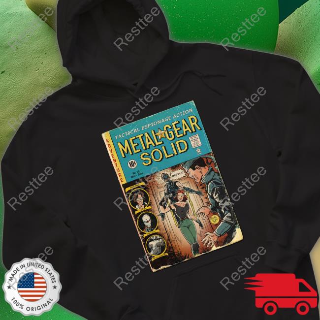 Metal Gear Solid Comic Book Covers Hoodie Metal Gear Solid Comic Book Covers Long Sleeve T Shirt