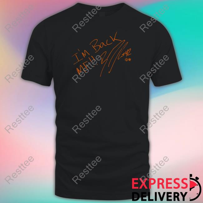 Official Breakingt Merch Brittney Griner I'm Back Mf Shirt