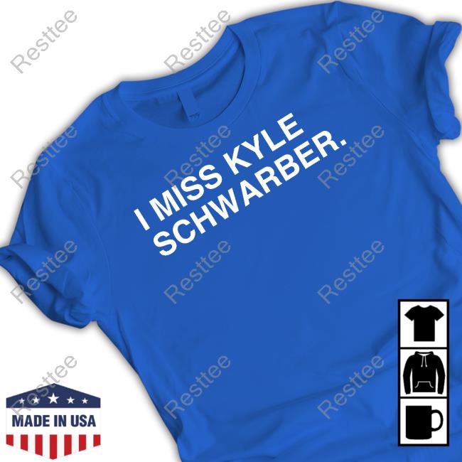 Obvious Shirts I Miss Kyle Schwarber Hoodie