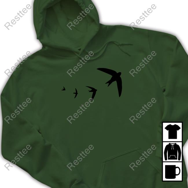 Silhouettesclothing Merch Swifts Blue Crewneck Sweatshirt