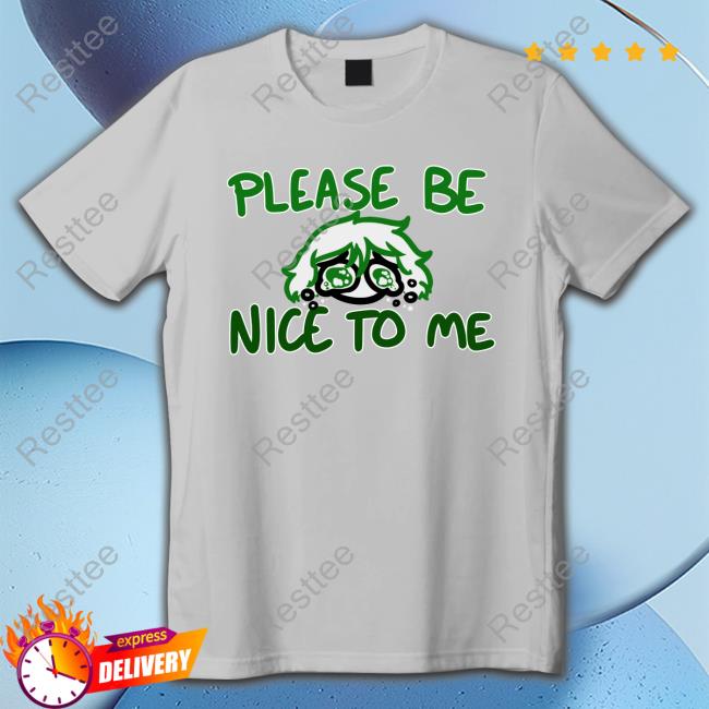Official Overly Sarcastic Saucer Eyed Sadboi Please Be Nice To Me Tee