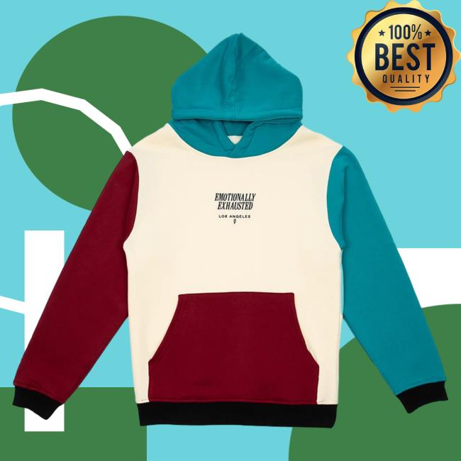 Official Philip Defranco Merch Store Beautiful Bastard Emotionally Exhausted Color Block Crewneck Beautifulbastard Philipdefranco Shop