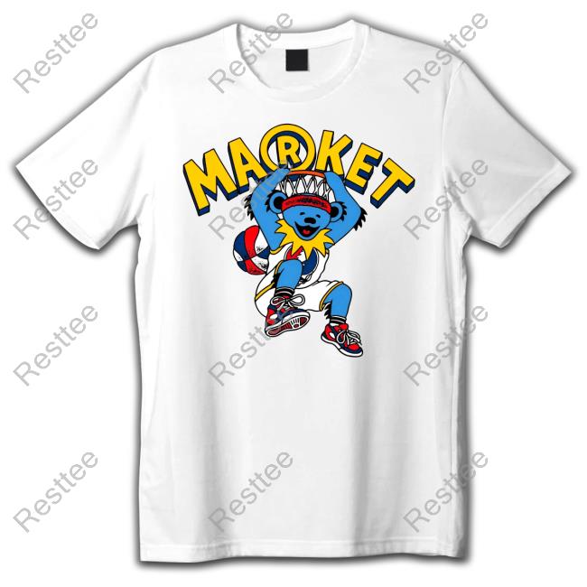 Market Studios Grateful Dead Dunking Bear T-Shirt