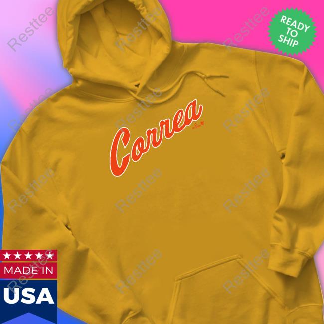Correa Hoodie Official Breakingt Carlos Correa New York Script T Shirt