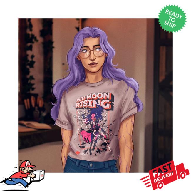 Critical Role Store Merch Red Moon Rising Tees - Critical Role Clothing Shop Official Apparel Critical Role