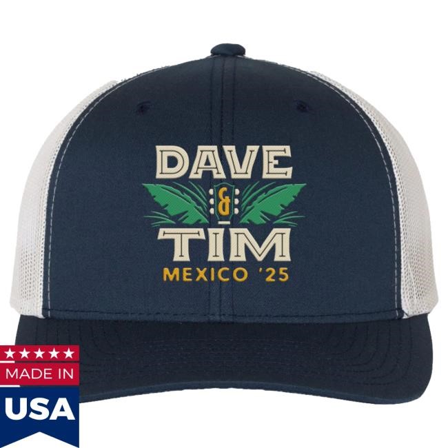 Official Dave Matthews Band Merch Store Mexico '25 Trucker Hat